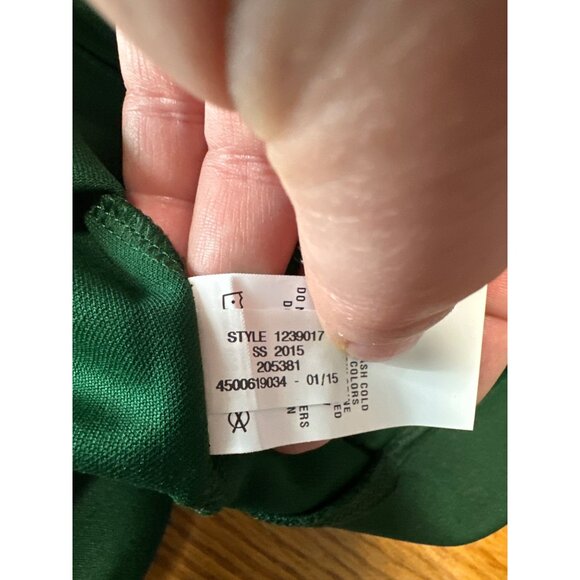 Under Armour Green Full-Zip Jacket With White Stripe Accents Loose Fit Size S - Picture 9 of 10